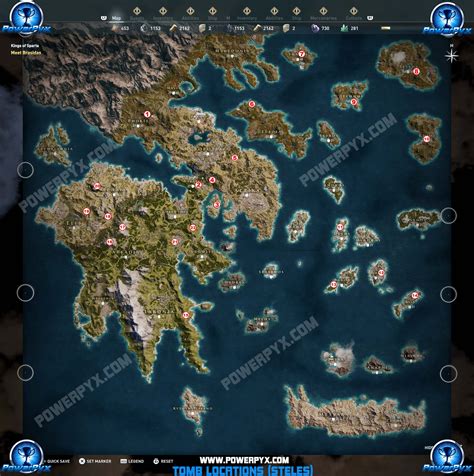 assassin's creed odyssey tomb locations